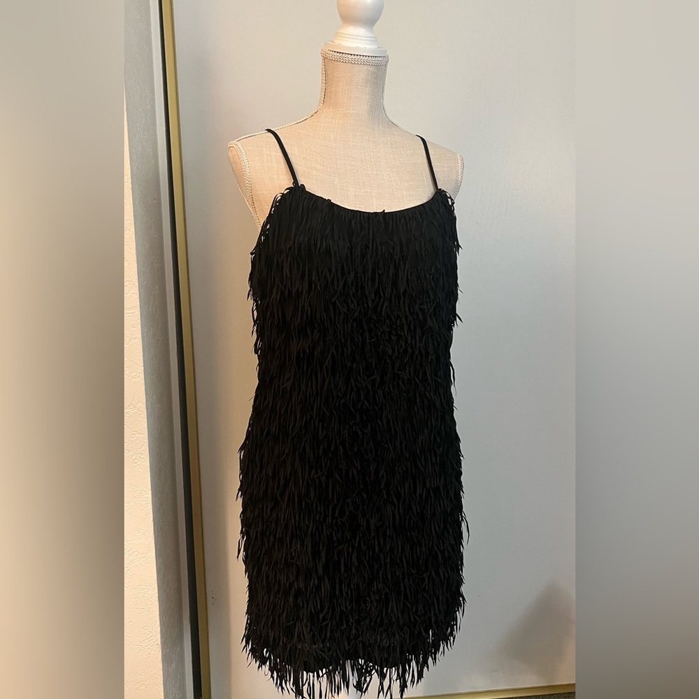 Soloiste fringe cocktaill dress